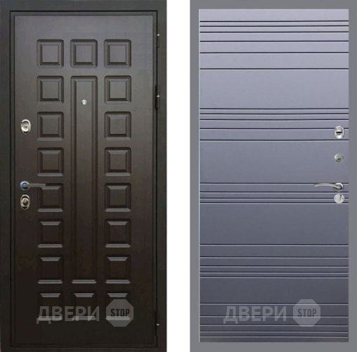 Дверь Рекс (REX) Премиум 3к Line Силк титан в Жуковский