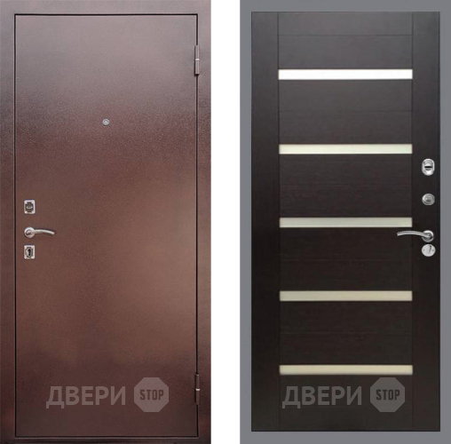 Дверь Рекс (REX) 1 СБ-14 стекло белое венге поперечный в Жуковский