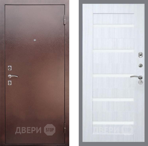 Дверь Рекс (REX) 1 СБ-14 стекло белое Сандал белый в Жуковский