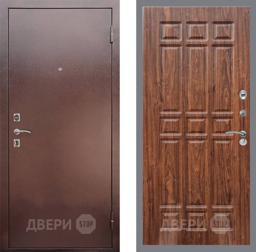 Дверь Рекс (REX) 1 FL-33 орех тисненый в Жуковский