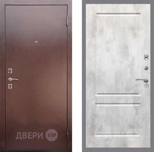 Входная металлическая Дверь Рекс (REX) 1 FL-117 Бетон светлый в Жуковский