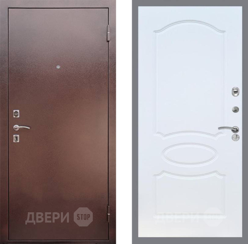 Входная металлическая Дверь Рекс (REX) 1 FL-128 Белый ясень в Жуковский