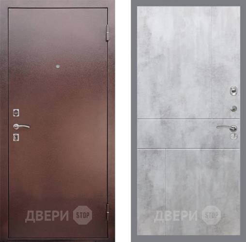 Входная металлическая Дверь Рекс (REX) 1 FL-290 Бетон светлый в Жуковский