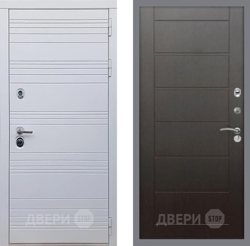 Входная металлическая Дверь Рекс (REX) 14 Силк Сноу Сити Венге в Жуковский
