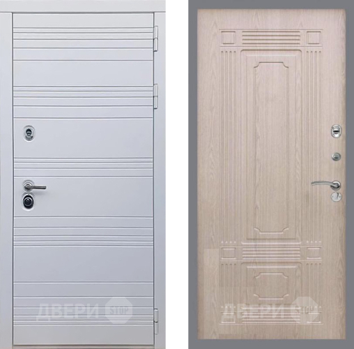 Дверь Рекс (REX) 14 Силк Сноу FL-2 Беленый дуб в Жуковский