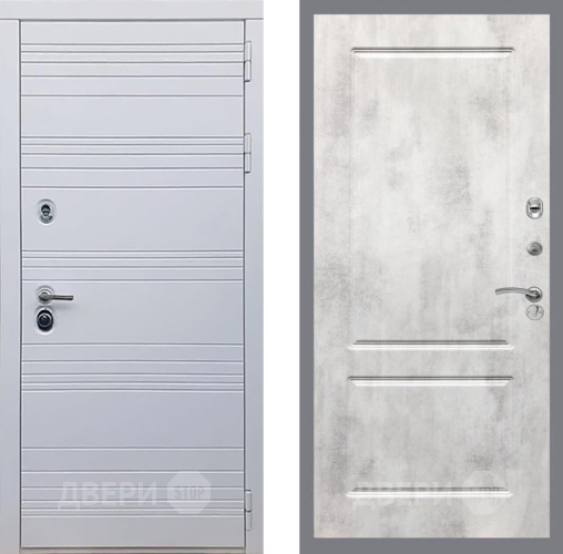 Дверь Рекс (REX) 14 Силк Сноу FL-117 Бетон светлый в Жуковский