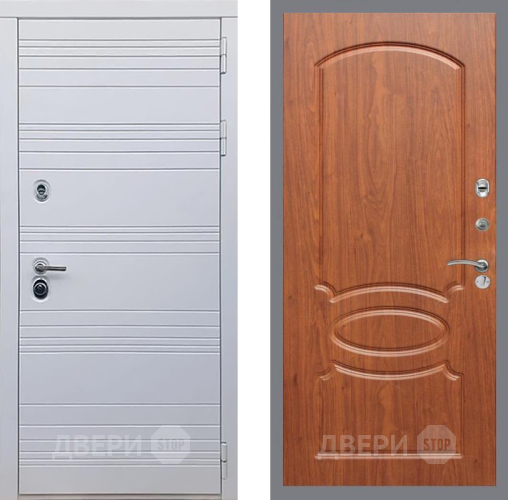 Входная металлическая Дверь Рекс (REX) 14 Силк Сноу FL-128 Морёная берёза в Жуковский