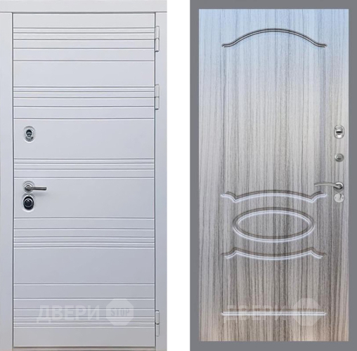 Дверь Рекс (REX) 14 Силк Сноу FL-128 Сандал грей в Жуковский