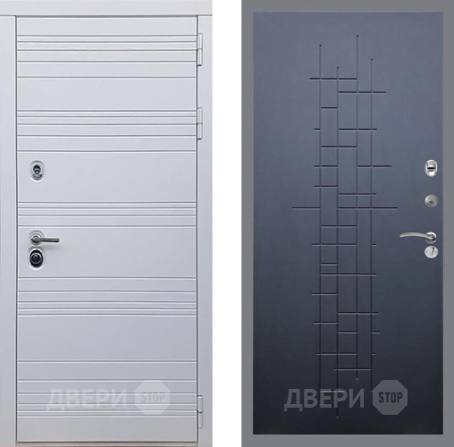 Входная металлическая Дверь Рекс (REX) 14 Силк Сноу FL-289 Ясень черный в Жуковский
