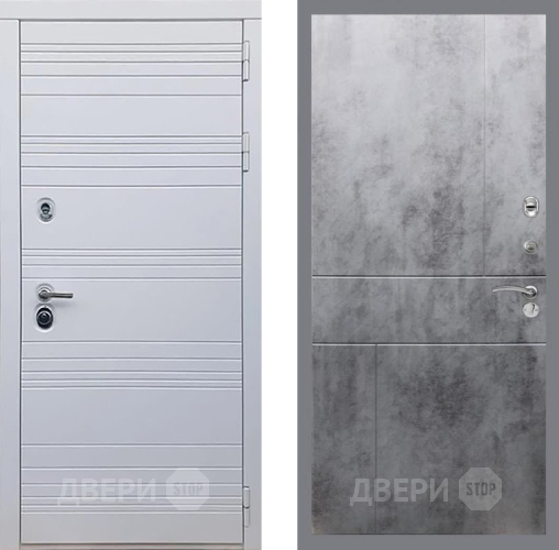 Входная металлическая Дверь Рекс (REX) 14 Силк Сноу FL-290 Бетон темный в Жуковский