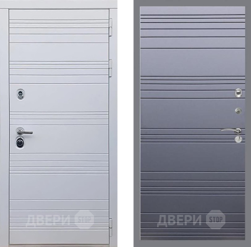 Входная металлическая Дверь Рекс (REX) 14 Силк Сноу Line Силк титан в Жуковский