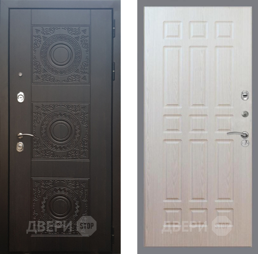 Входная металлическая Дверь Рекс (REX) 10 FL-33 Беленый дуб в Жуковский