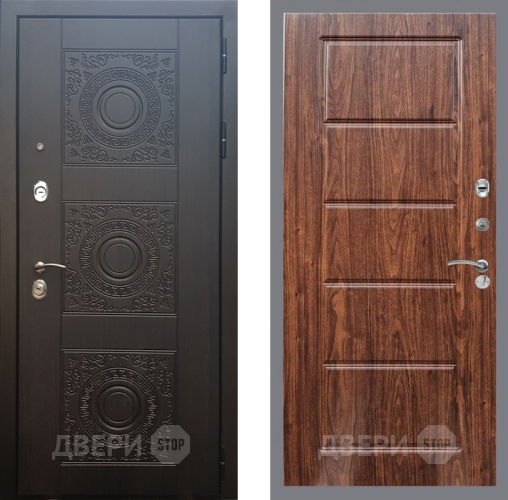 Входная металлическая Дверь Рекс (REX) 10 FL-39 орех тисненый в Жуковский