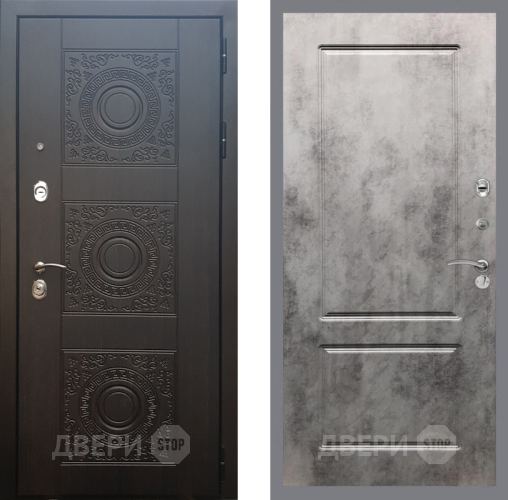Входная металлическая Дверь Рекс (REX) 10 FL-117 Бетон темный в Жуковский