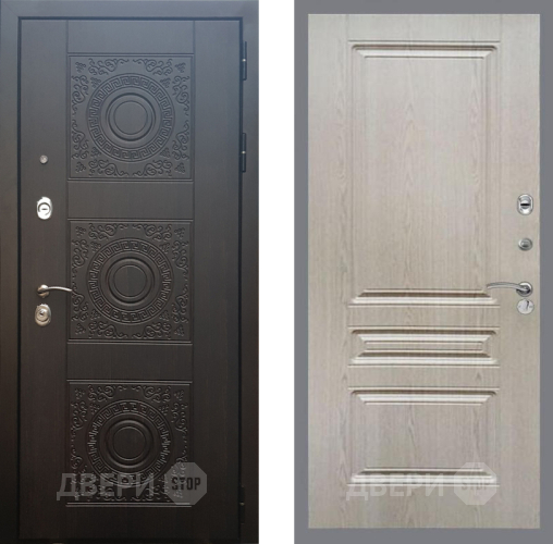 Входная металлическая Дверь Рекс (REX) 10 FL-243 Беленый дуб в Жуковский