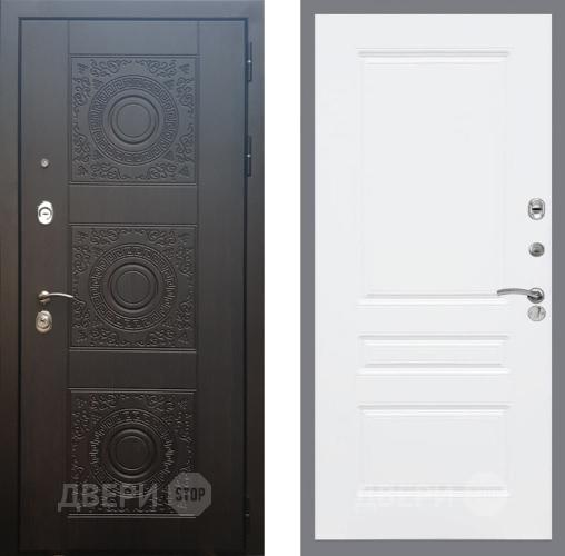 Входная металлическая Дверь Рекс (REX) 10 FL-243 Силк Сноу в Жуковский