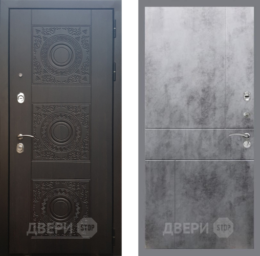 Входная металлическая Дверь Рекс (REX) 10 FL-290 Бетон темный в Жуковский