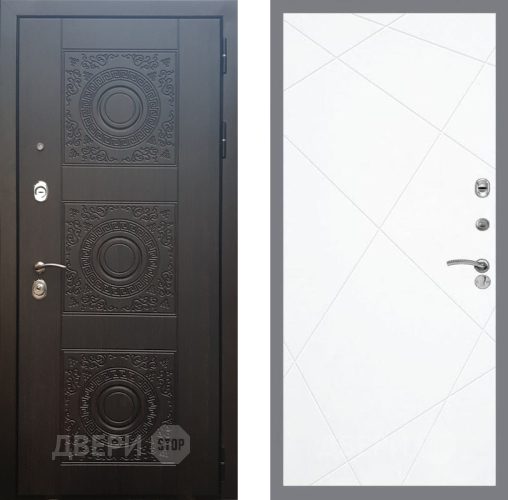 Входная металлическая Дверь Рекс (REX) 10 FL-291 Силк Сноу в Жуковский