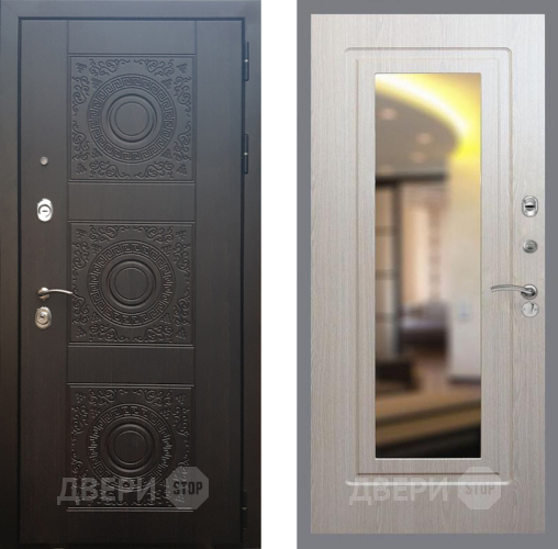 Входная металлическая Дверь Рекс (REX) 10 FLZ-120 Беленый дуб в Жуковский