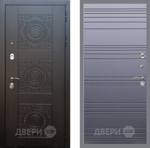 Входная металлическая Дверь Рекс (REX) 10 Line Силк титан в Жуковский