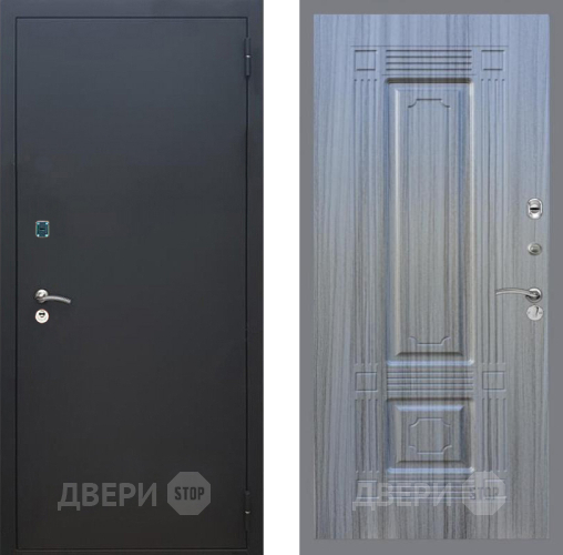 Дверь Рекс (REX) 1A Черный Муар FL-2 Сандал грей в Жуковский