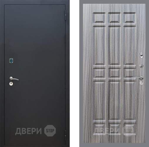 Дверь Рекс (REX) 1A Черный Муар FL-33 Сандал грей в Жуковский