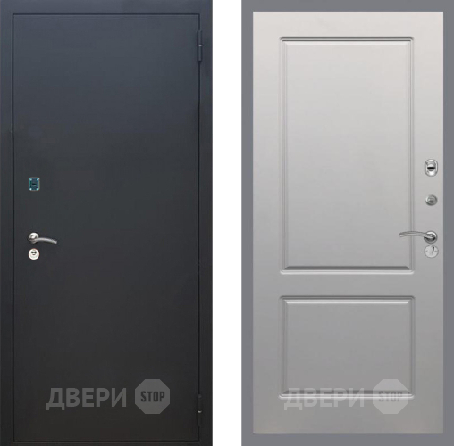 Дверь Рекс (REX) 1A Черный Муар FL-117 Грей софт в Жуковский