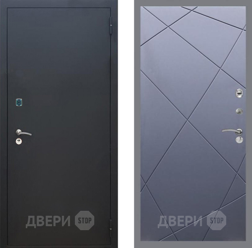 Дверь Рекс (REX) 1A Черный Муар FL-291 Силк титан в Жуковский