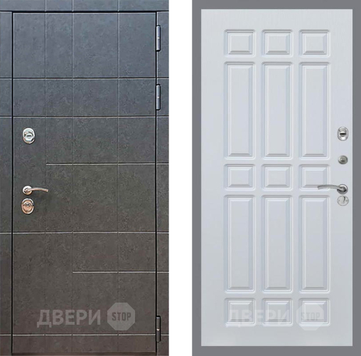 Входная металлическая Дверь Рекс (REX) 21 FL-33 Белый ясень в Жуковский