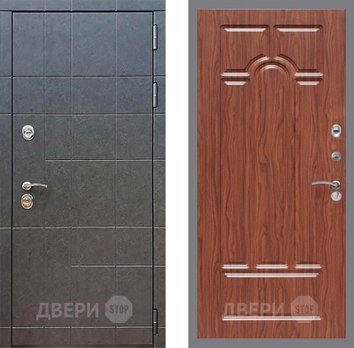 Входная металлическая Дверь Рекс (REX) 21 FL-58 орех тисненый в Жуковский