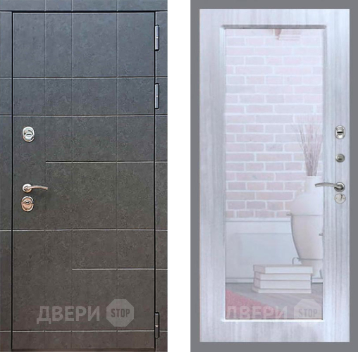 Дверь Рекс (REX) 21 Зеркало Пастораль Сандал белый в Жуковский