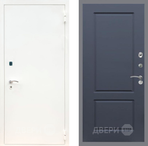 Входная металлическая Дверь Рекс (REX) 1А Белая шагрень FL-117 Силк титан в Жуковский