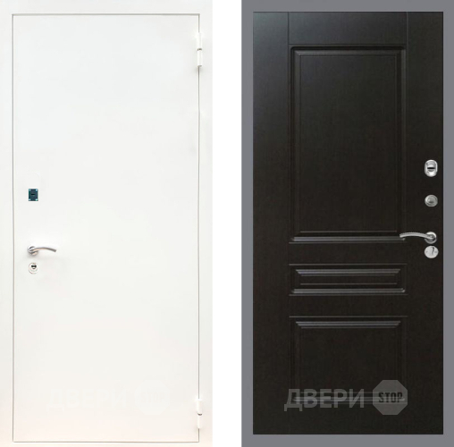 Дверь Рекс (REX) 1А Белая шагрень FL-243 Венге в Жуковский