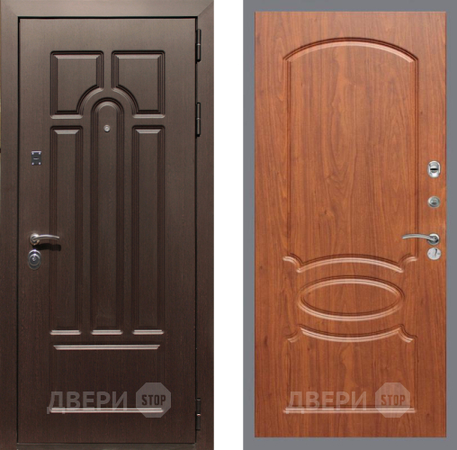 Входная металлическая Дверь Рекс (REX) Эврика FL-128 Морёная берёза в Жуковский