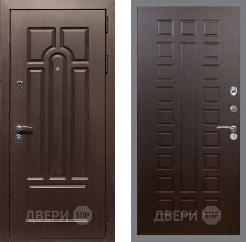 Входная металлическая Дверь Рекс (REX) Эврика FL-183 Венге в Жуковский