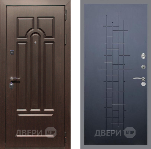 Входная металлическая Дверь Рекс (REX) Эврика FL-289 Ясень черный в Жуковский