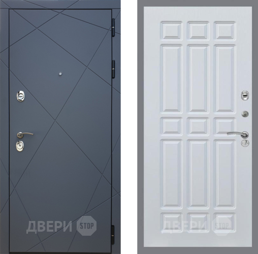 Дверь Рекс (REX) 13 Силк Титан FL-33 Белый ясень в Жуковский
