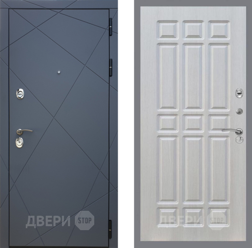 Входная металлическая Дверь Рекс (REX) 13 Силк Титан FL-33 Лиственница беж в Жуковский
