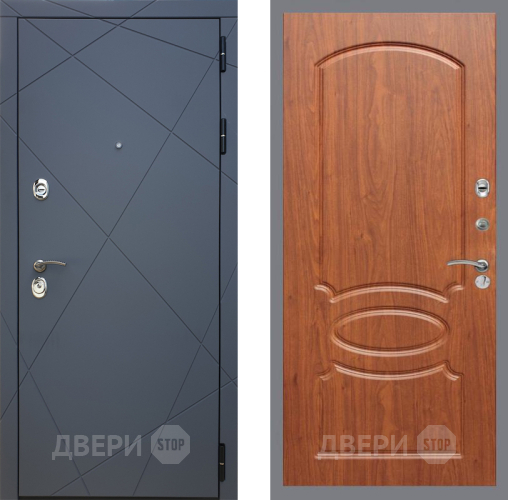 Входная металлическая Дверь Рекс (REX) 13 Силк Титан FL-128 Морёная берёза в Жуковский