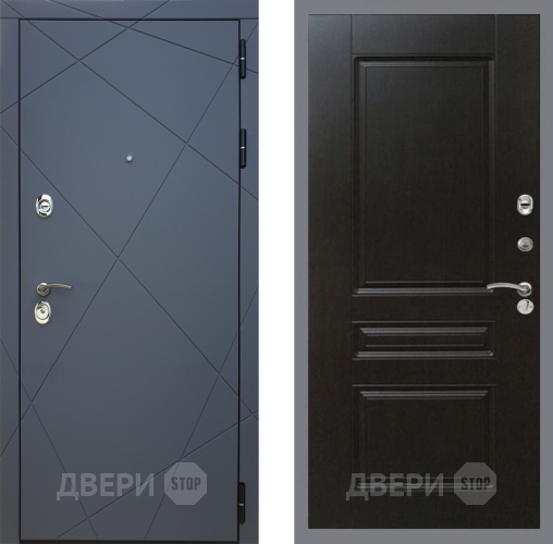 Входная металлическая Дверь Рекс (REX) 13 Силк Титан FL-243 Венге в Жуковский