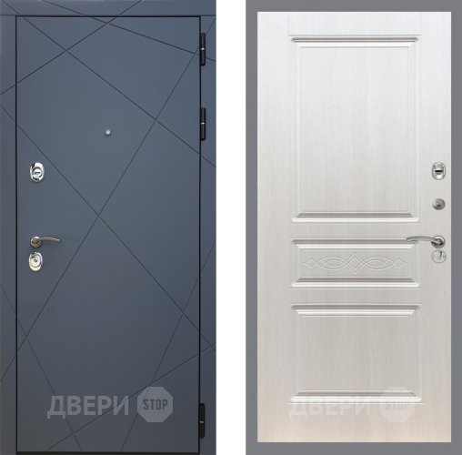 Входная металлическая Дверь Рекс (REX) 13 Силк Титан FL-243 Лиственница беж в Жуковский