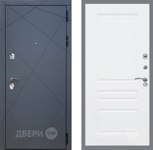 Входная металлическая Дверь Рекс (REX) 13 Силк Титан FL-243 Силк Сноу в Жуковский