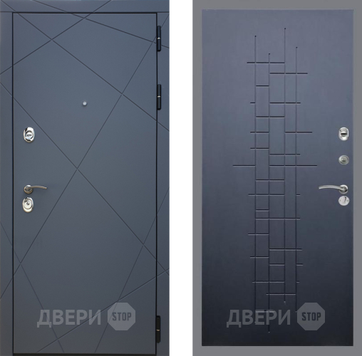 Входная металлическая Дверь Рекс (REX) 13 Силк Титан FL-289 Ясень черный в Жуковский