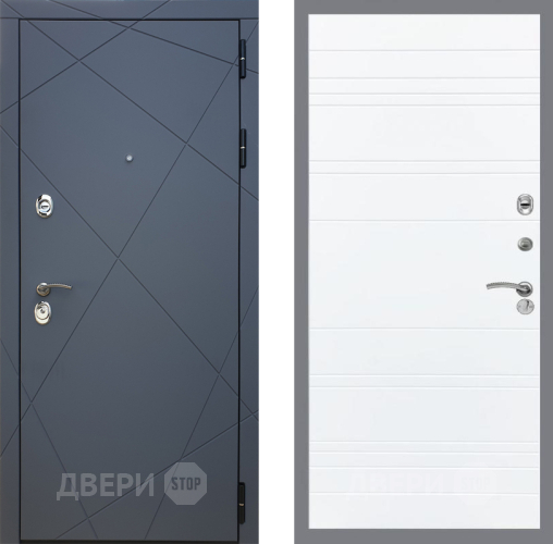 Входная металлическая Дверь Рекс (REX) 13 Силк Титан Line Силк Сноу в Жуковский
