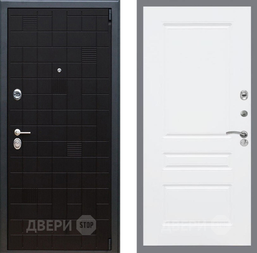 Входная металлическая Дверь Рекс (REX) 12 FL-243 Силк Сноу в Жуковский