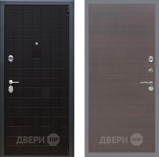 Входная металлическая Дверь Рекс (REX) 12 GL венге поперечный в Жуковский