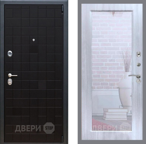Входная металлическая Дверь Рекс (REX) 12 Зеркало Пастораль Сандал белый в Жуковский
