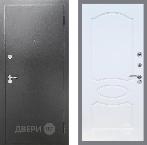 Входная металлическая Дверь Рекс (REX) Сити FL-128 Белый ясень в Жуковский