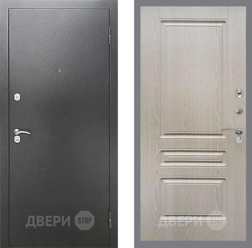 Входная металлическая Дверь Рекс (REX) Сити FL-243 Беленый дуб в Жуковский