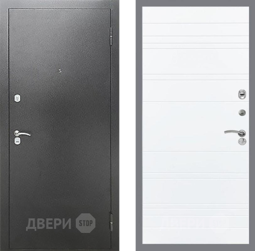 Входная металлическая Дверь Рекс (REX) Сити Line Силк Сноу в Жуковский